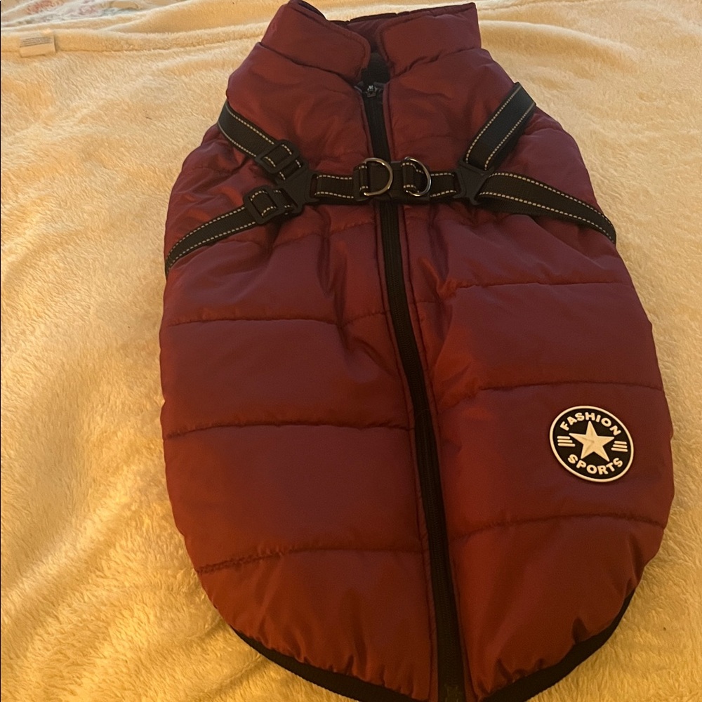 Fashion Sports Red Dog Jacket